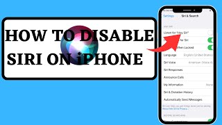 How to turn off Siri on iphone | How to disable Siri on iphone 14 pro | Siri kaisy band kren | 2023