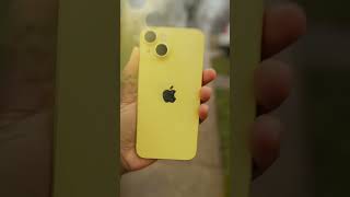 Unboxing the Yellow iPhone 14 💛