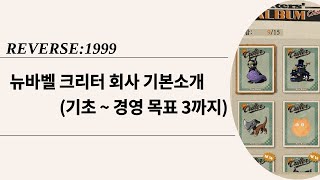 [리버스1999] 뉴바벨 크리터 회사 가이드 (~경영목표 3)