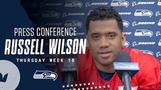 Russell Wilson Seahawks Thursday Press Conference - January 6