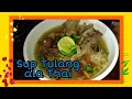 CARA BUAT SUP TULANG ALA THAI | RESEPI MUDAH