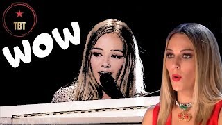 Wow! Connie Talbot Stuns Simon Cowell With Original Song   America's Got Talent The Champions