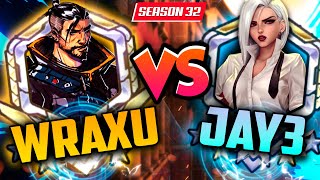 Wraxu Hanzo VS Jay3 Ashe and Hanzo! [ Overwatch Season 32 Top 500 ]