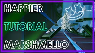 Making Marshmello Happier On Music Blocks In Fortnite Videos 9tube Tv - tutorial how to play happier by marshmello with the fortnite music blocks