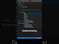 Swapping in Javascript using array destructuring #shorts  #STO #javascript #array #SatTechio