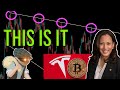 Kamala Harris Said Recession In 2025, Tesla Moved $760 Bitcoin...  - Crypto Update