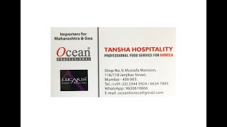 Tansha Hospitality | Importers of Ocean Glassware | Maharashtra and Goa