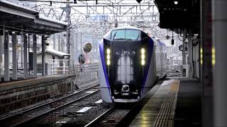 E353系S205編成、回送で松本駅(車両センター)から長野駅へ。