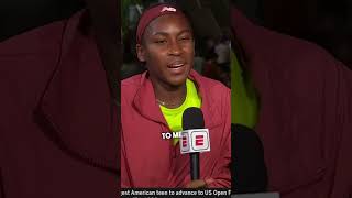 Coco Gauff showing some love to Serena Williams ❤️ #shorts
