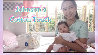 JOHNSONS COTTON TOUCH REVIEW AND DIY TEST with My Newborn Baby #Johnsons #PowerOfTouch - Au iC