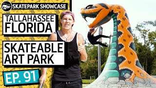 Tallahassee FL Art Park | Skatepark Showcase EP 91 | Skateboarding Documentary