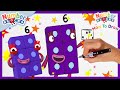 How to draw Numberblock Six | Drawing Tutorial for Kids | @Numberblocks