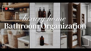 EASY NEW AMAZON Home Luxury Bathroom Organization \u0026 Storage Ideas | Renter Friendly Home Decor Ideas