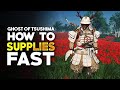 Ghost of Tsushima - How To Get Supplies Fast For Armor Upgrades!