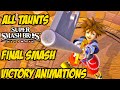 SORA Taunts, Final Smash, Victory Poses | Super Smash Bros. Ultimate