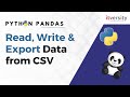 Read, Write and Export Data from CSV Files | Python Pandas Tutorial for Data Engineering
