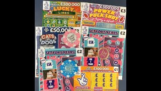 🤗🤗Another mix of UK National Lottery scratch cards , can we find another profit today 🤗🤗