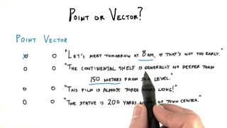 Point or Vector? - Interactive 3D Graphics