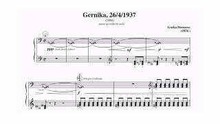 Gorka Hermosa - Gernika, 26/4/1937 | Sheet Music. Score