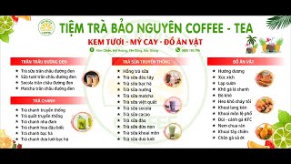 CorelDraw - Thiết kế menu đồ uống bằng Coreldraw. Ứng dụng Coreldraw trong quảng cáo