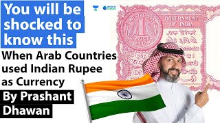 When Arabs used Indian Rupee | You will be shocked to know this #shorts