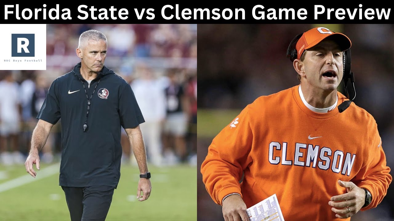 Florida State Vs Clemson Game Preview | College Football Game ...