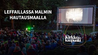 Leffaillassa Malmin hautausmaalla