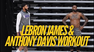 Inside Lakers Practice: LeBron James & Anthony Davis Prepare For NBA Return