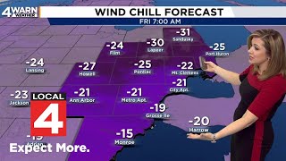 Metro Detroit weather forecast Jan. 22, 2026 -- 6 a.m. Update