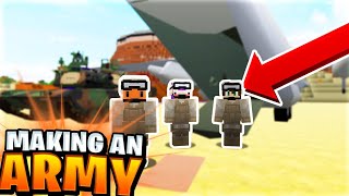 Recruiting The ARMY For WAR!  | Minecraft WAR #60