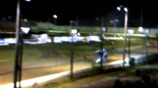 2011 FONDA SPEEDWAY JESSICA ZEMKEN 410 SPRINT CARS HEAT RACE