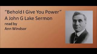 John G. Lake Sermon: \