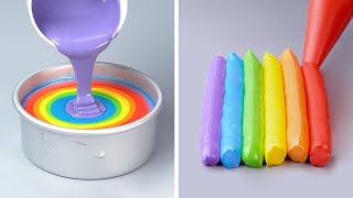 Perfect Rainbow Cake & Dessert for Your Family | My Favorite Colorful Dessert Recipes