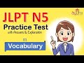 【JLPT N5】Practice Test 01 - Vocabulary