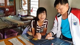 สาวสวยเชียงตุงที่เค้าบอกว่าสวยที่สุดในกาดเต่า Kyaing Tong cute girl in Kad Tao Village