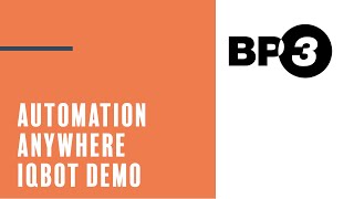 Automation Anywhere IQ BOT Tutorial - How to Use IQ Bot for Intelligent Document Processing