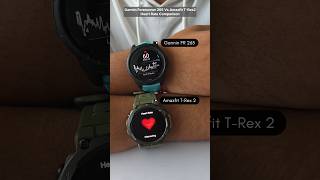 Garmin Forerunner 265 Vs Amazfit T-Rex 2 Heart Rate Comparison