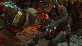 Kratos vs Gna The Valkyrie Queen | NO DAMAGE | GMGOW Difficulty +Cutscene (PS5)