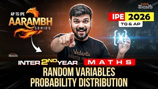 Random Variables & Probability Distribution | 7 Marks Pakka | Gunshot Questions Inter 2nd Year Maths