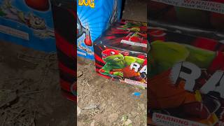RAPH 100 Shots & Salute Cake #ninjaturtles #firework #salutebattle