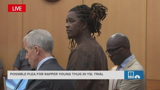 Young Thug enters a non-negotiated plea of guilty, state recommends sentencing