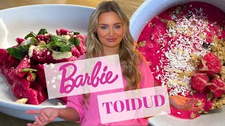 BARBIE TOIDUD | roosa pasta, smuuti \u0026 kokteil