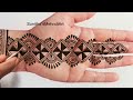 very easy simple mehndi design trick for front hand mehandi ka design mehendi design mehndi designs