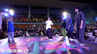 Hiphop Best8 4 銘傳大學 vs 世新大學｜211218 College High Vol.17 全國制霸 大學街舞高峰會  STAGE3