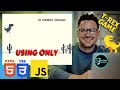 T-rex Dinasour Game using Javascript | Easiest Javascript Game ever for beginners using HTML,CSS,JS.