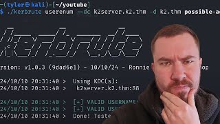 Active Directory Hacking Enumerating Users Password Spraying With Kerbrute