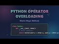 🐍 Python Operator Overloading: Magic Methods Explained for Beginners!