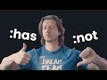 How to use  CSS :has and :not - Future CSS!