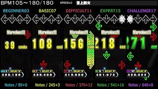 DDR / 雪上断火 - SINGLE (DanceDanceRevolution WORLD)