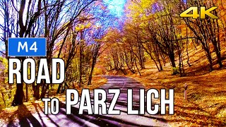 Driving M4 Road to Parz Lich, Tavush, Armenia. Autumn 2021. 4K 60fps